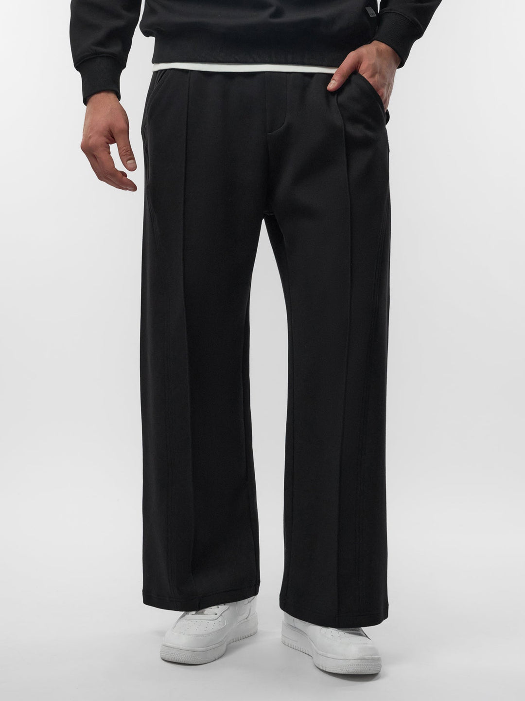 Cozyspacer Essential Sweatshirt And Wide Leg Pants Set