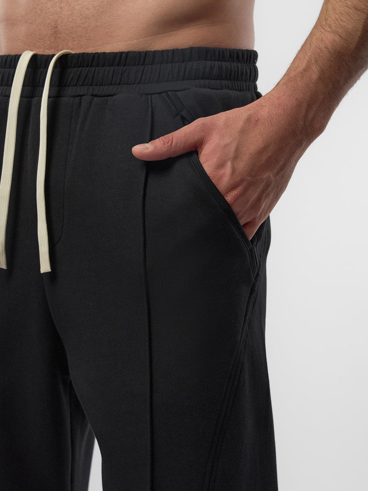 Weekend Performance Sweatshirt And Wide Leg Pants Set