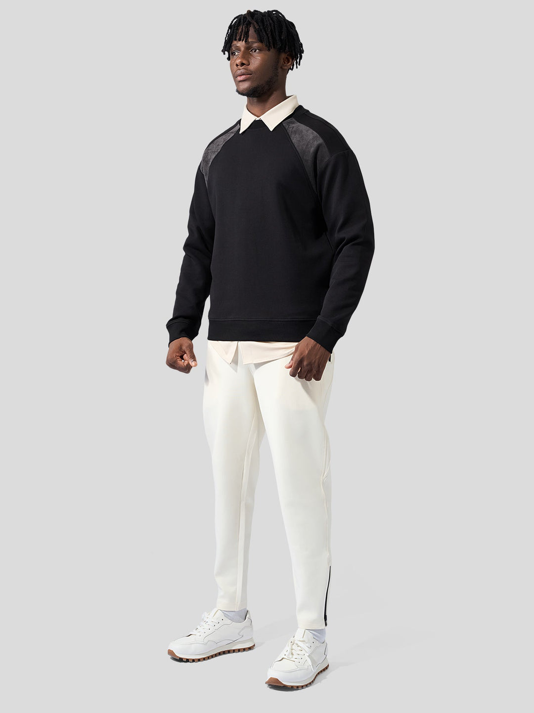 CozySpacer SuedePatch Sweatshirt