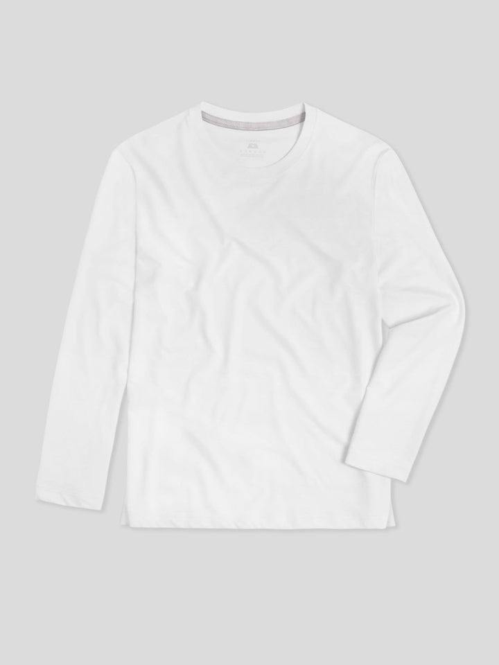 CloudWear 2.0 Split-Hem Long Sleeve Tee: Classic Fit