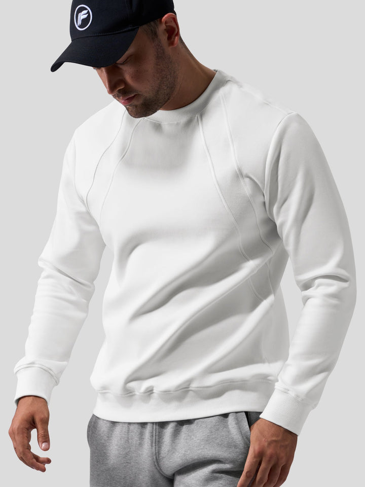 Weekend Performance Sweatshirt And Wide Leg Pants Set