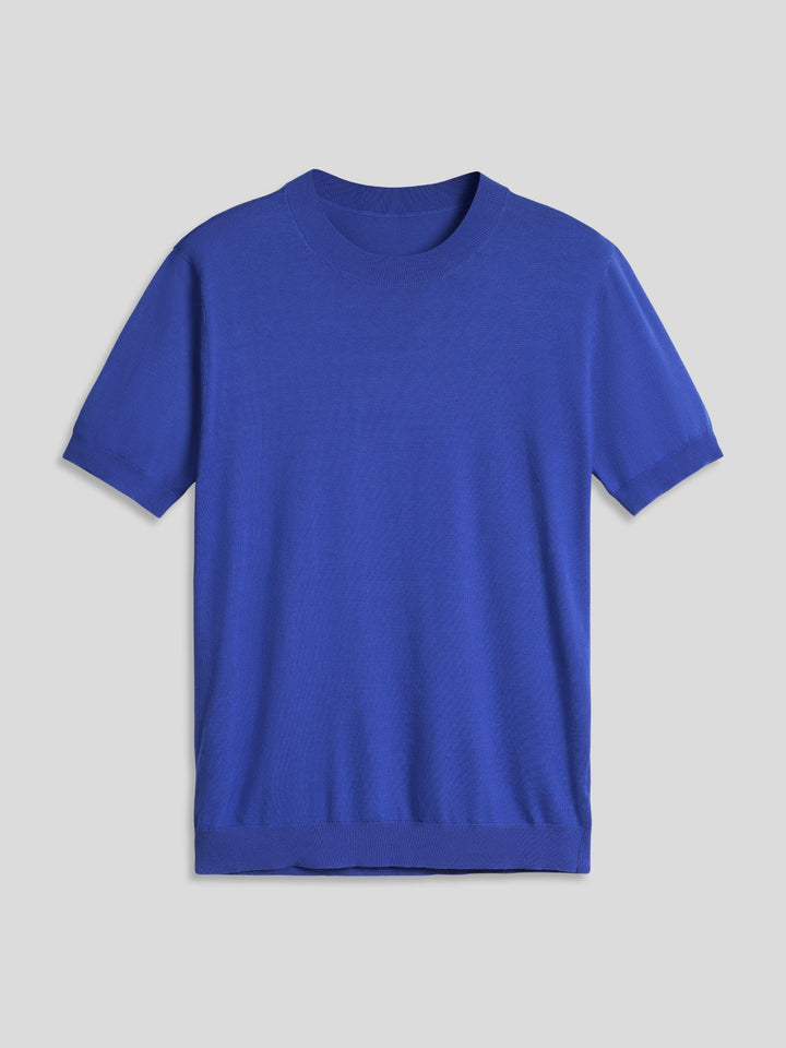 GentleKnit Short Sleeve Knitted T-Shirt