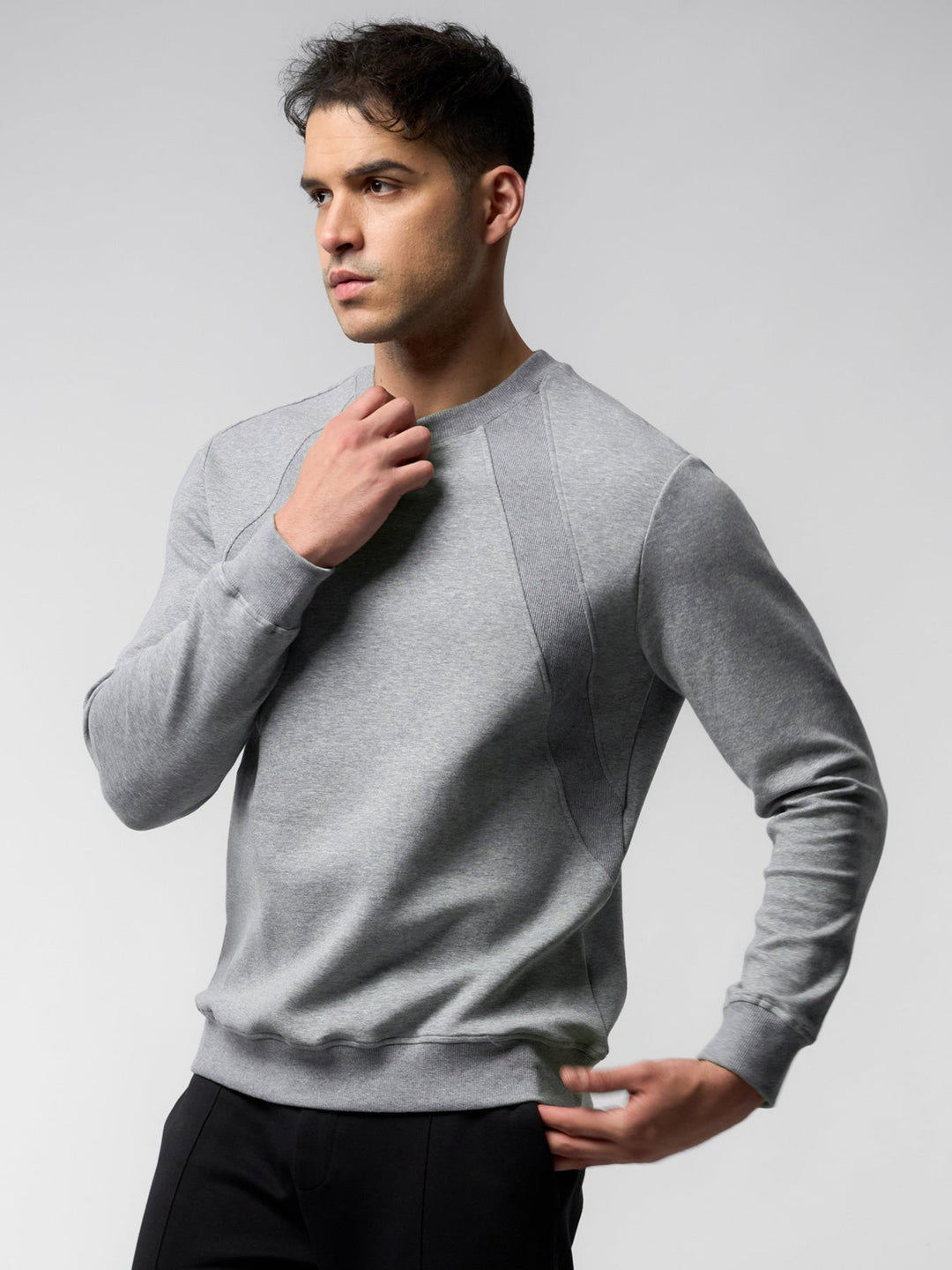 Weekend Performance Sweatshirt And Wide Leg Pants Set