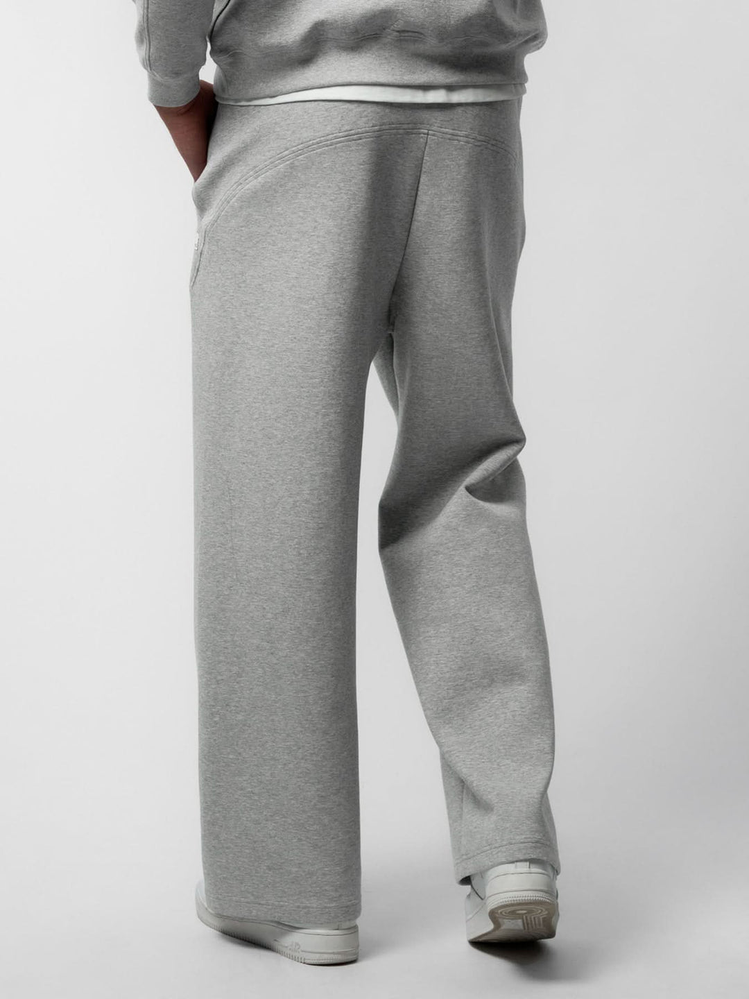 Weekend Performance Sweatshirt And Wide Leg Pants Set