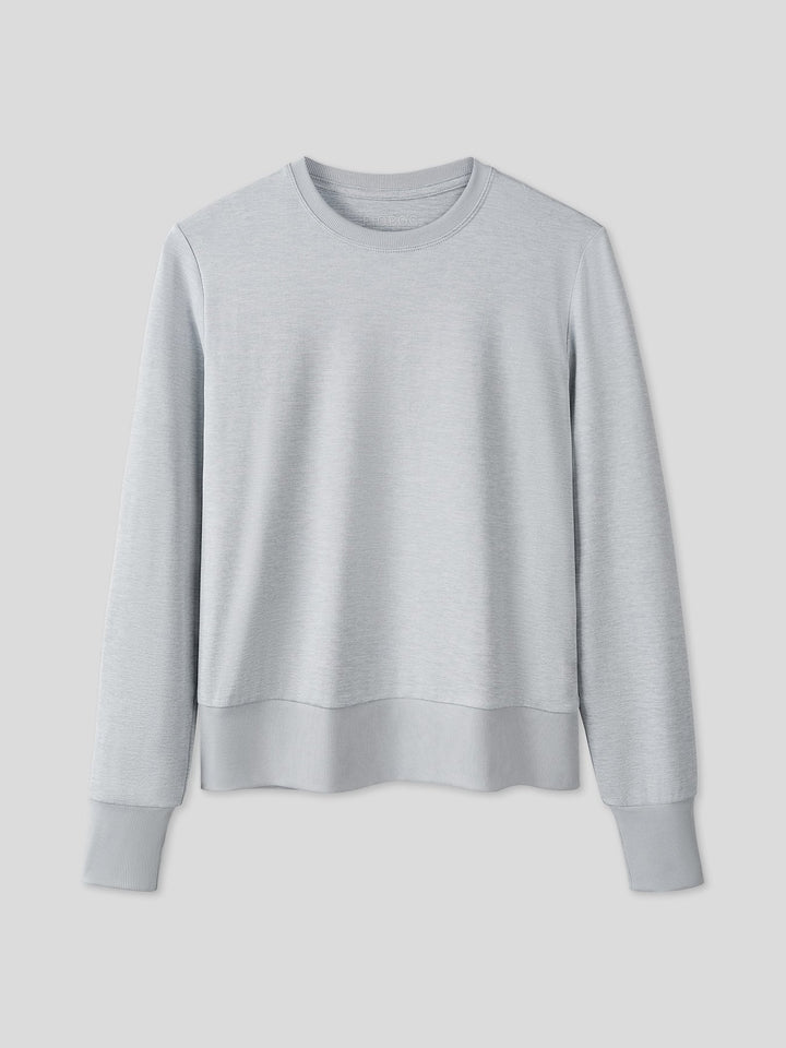 Women Velou Long Sleeve Tee and Wide Leg Pant Set