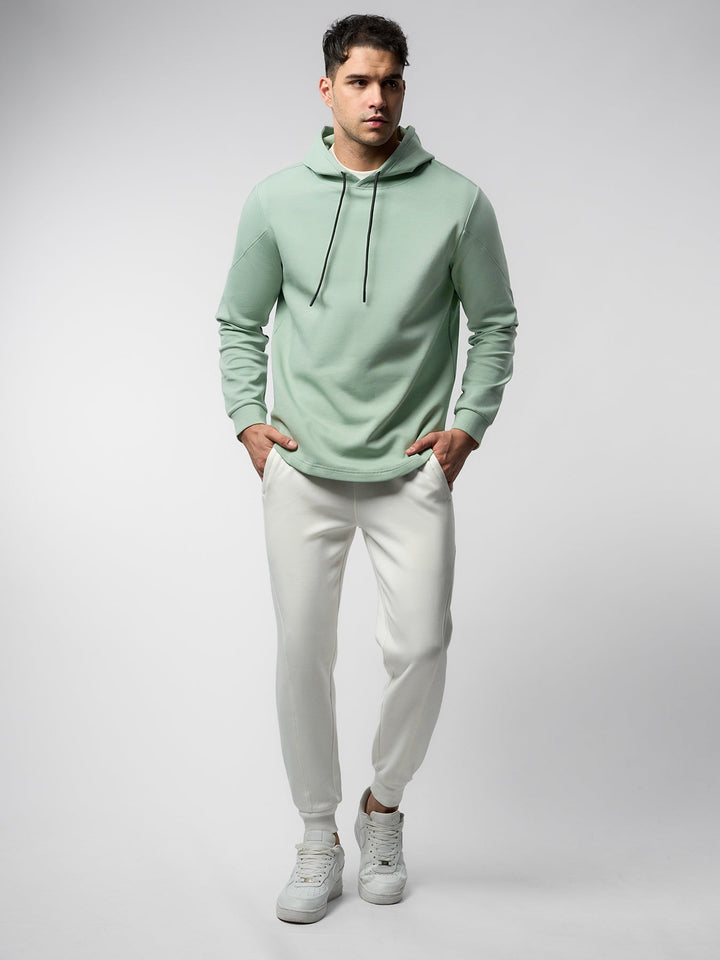 CozySpacer Curve Hem Hoodie
