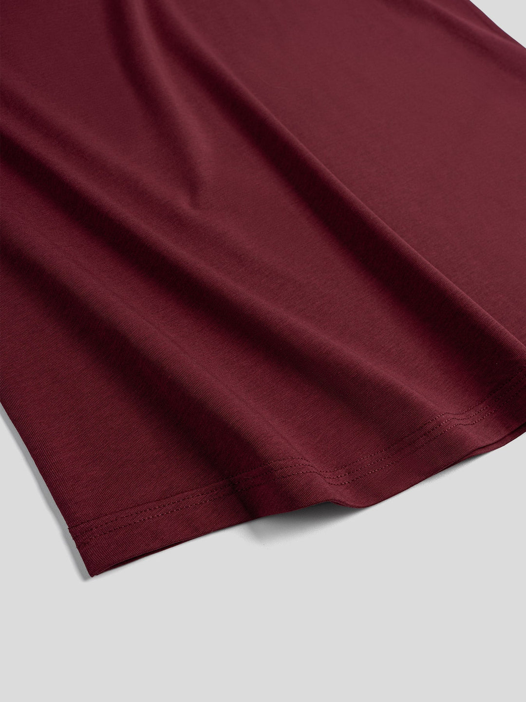 StaySmooth Long Sleeve Curve Hem Tee: Slim Fit