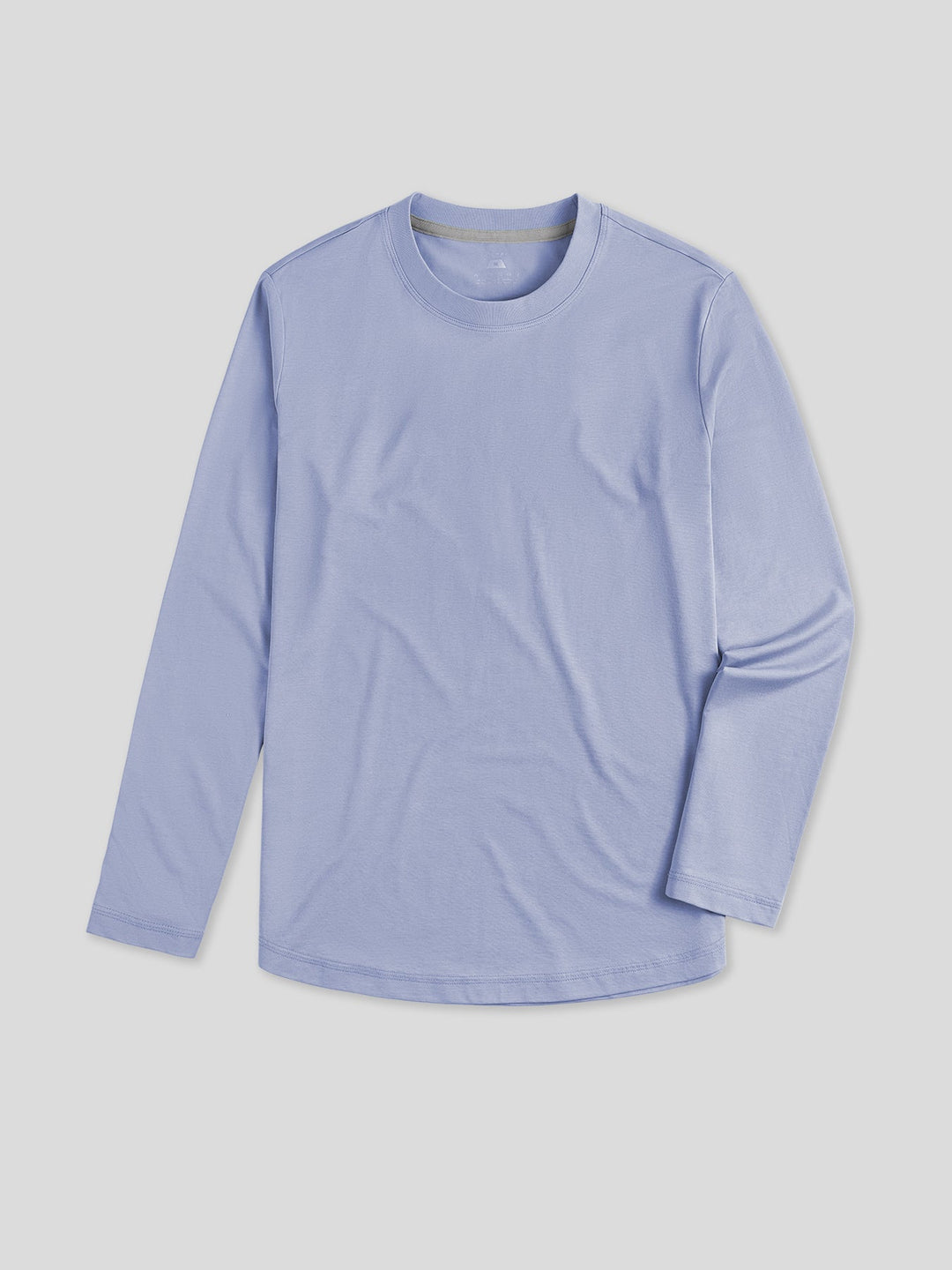 StaySmooth Long Sleeve Curve Hem Tee: Slim Fit