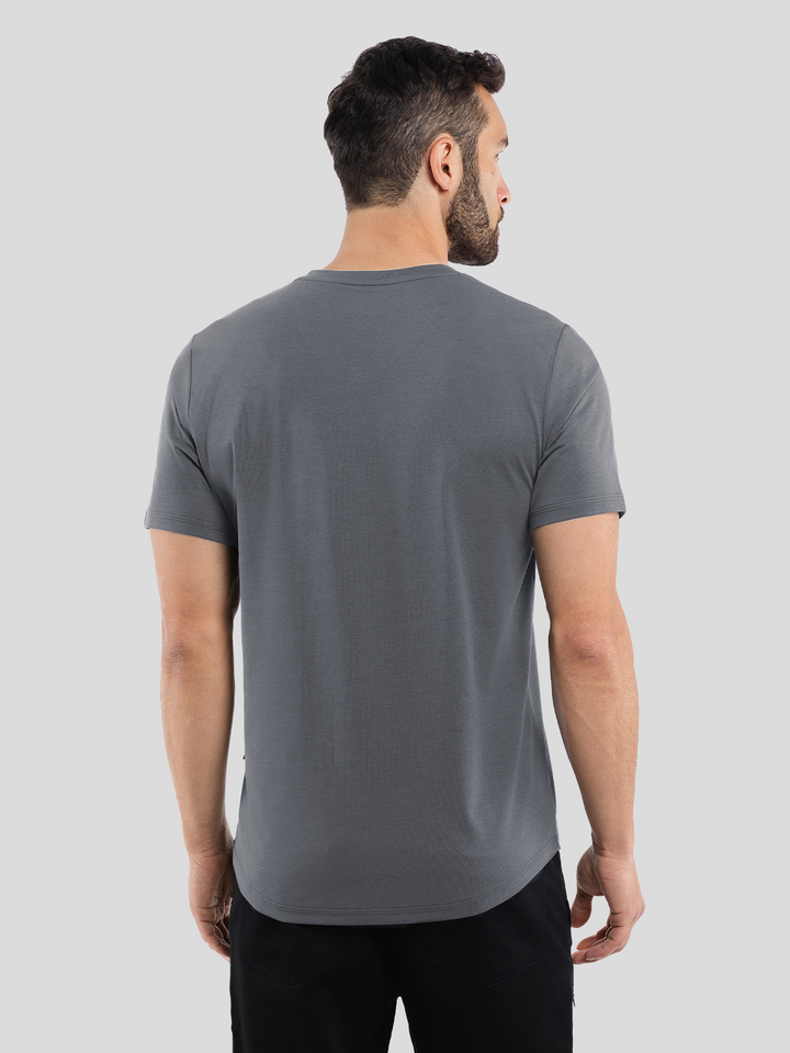StayCool 2.0 V-neck Elongated Tee: Slim Fit