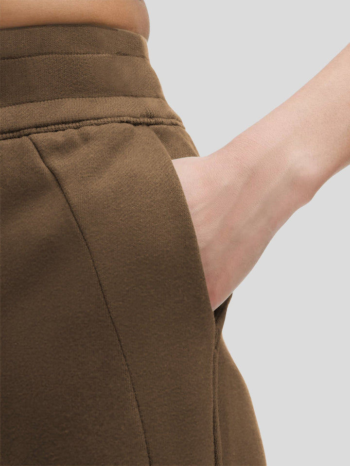 Modal Blend Mid-Rise Wide Leg Pant