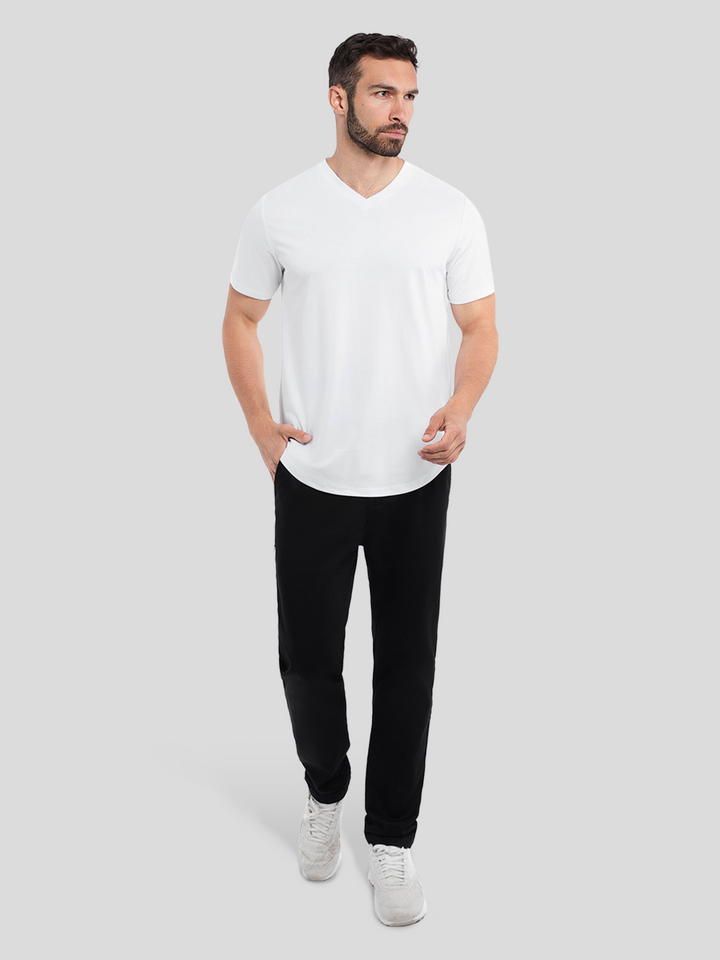 StayCool 2.0 V-neck Elongated Tee: Slim Fit