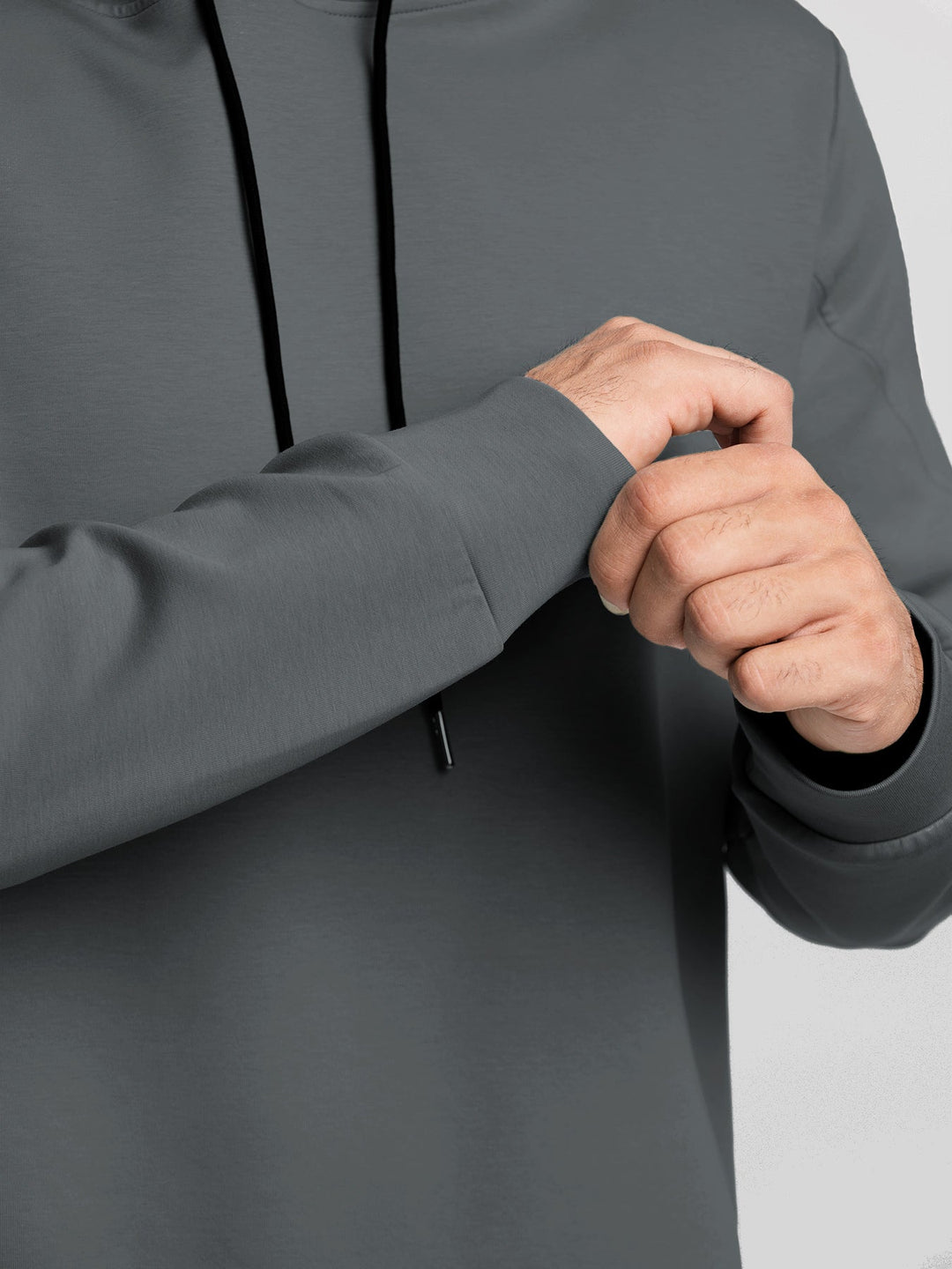 CozySpacer Curve Hem Hoodie