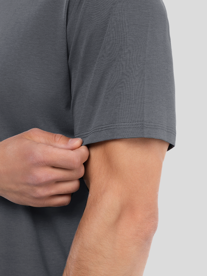 StayCool 2.0 V-neck Curve-Hem Tee: Classic Fit