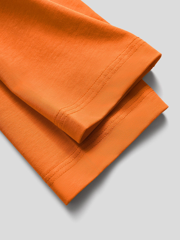 StaySmooth Long Sleeve Curve Hem Tee: Slim Fit