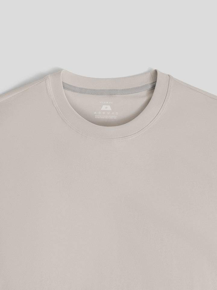 StaySmooth Long Sleeve Curve Hem Tee: Slim Fit