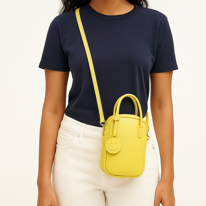 Leather Smile Slim Purse