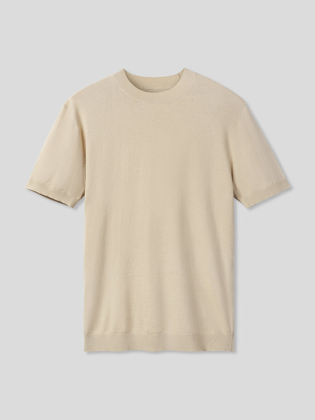 GentleKnit Short Sleeve Knitted T-Shirt