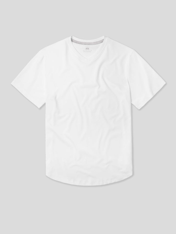 StayCool 2.0 V-neck Curve-Hem Tee: Classic Fit