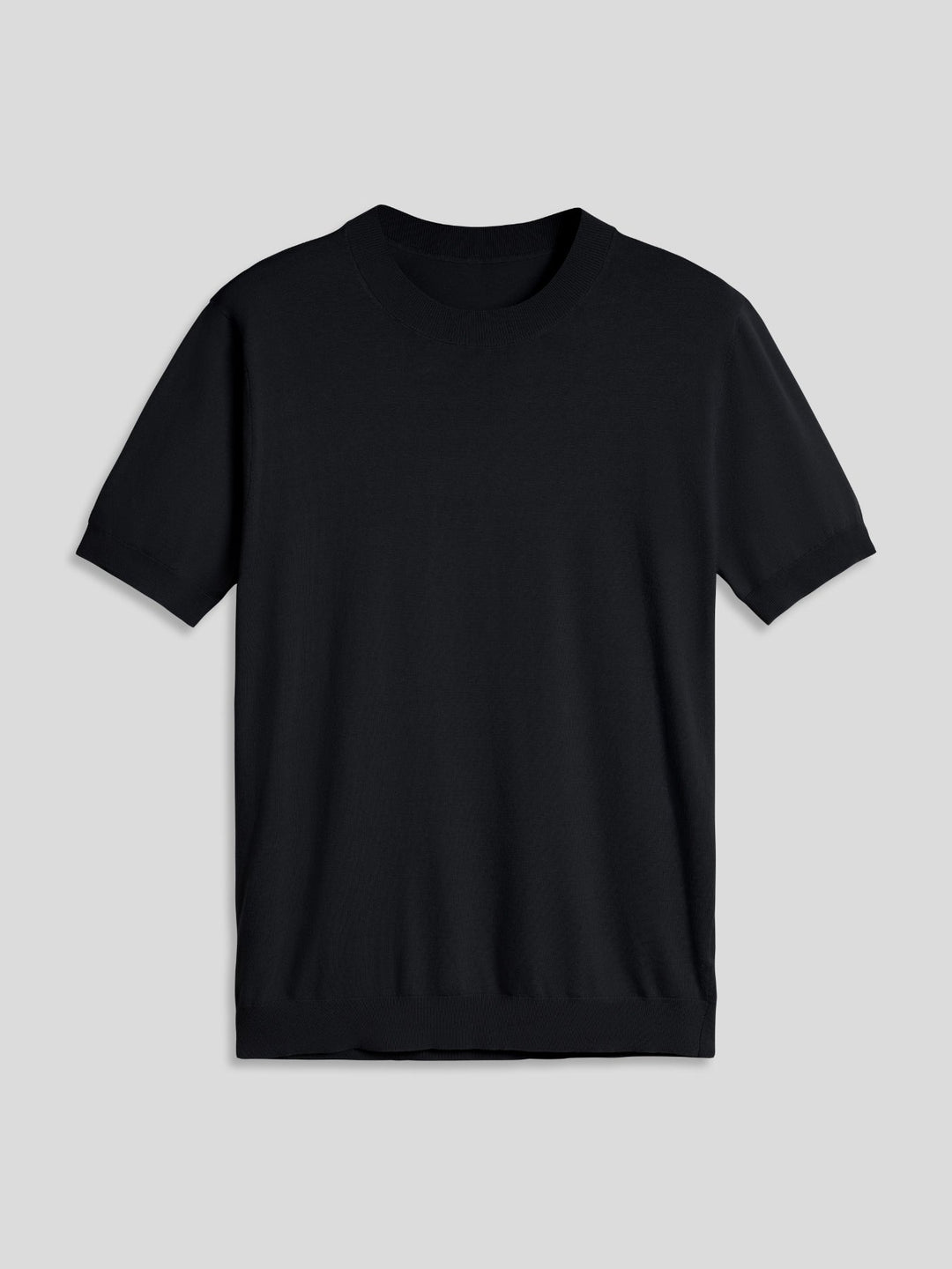 GentleKnit Short Sleeve Knitted T-Shirt