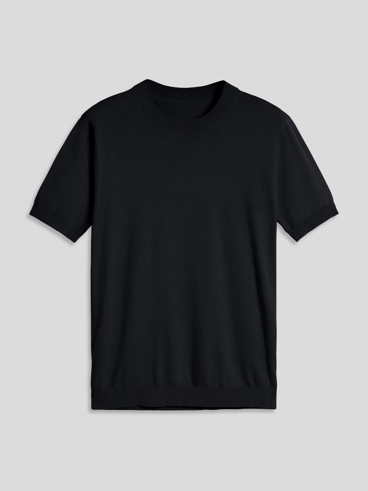 GentleKnit Short Sleeve Knitted T-Shirt
