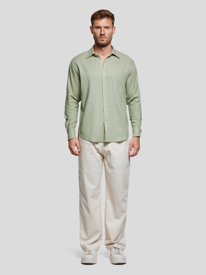 DreamWear Italian Linen Long Sleeve Shirt