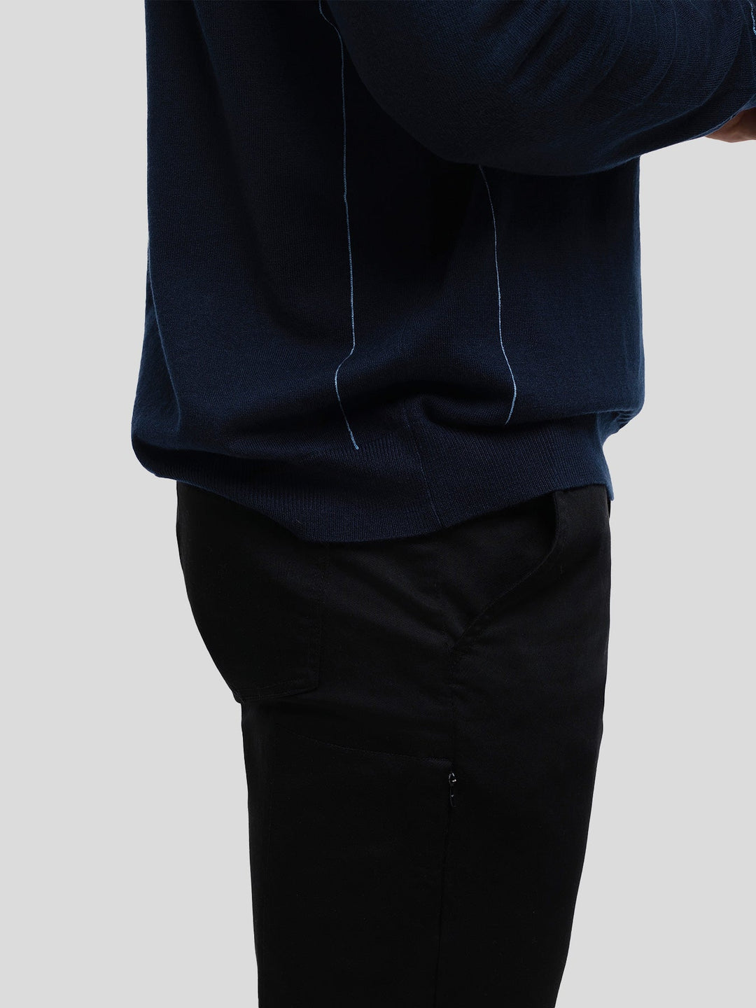 GentleKnit Contrast Stitch Sweater