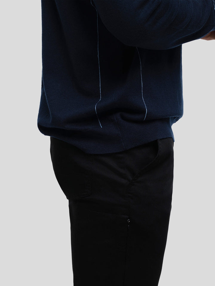 GentleKnit Contrast Stitch Sweater