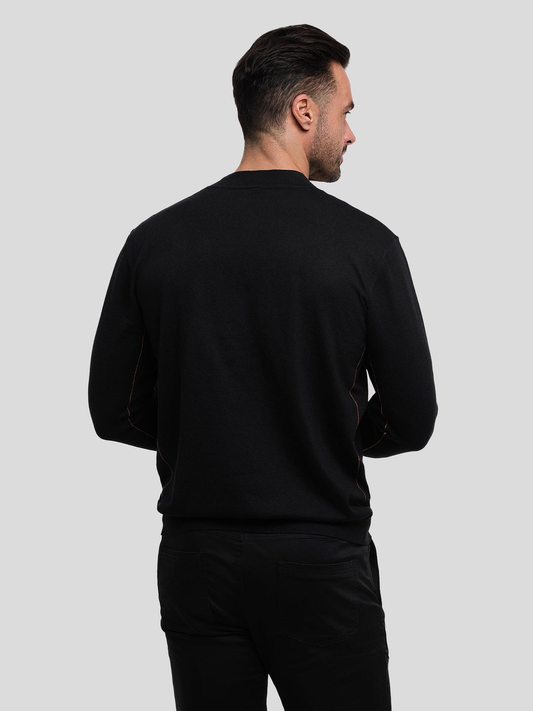 GentleKnit Contrast Stitch Sweater