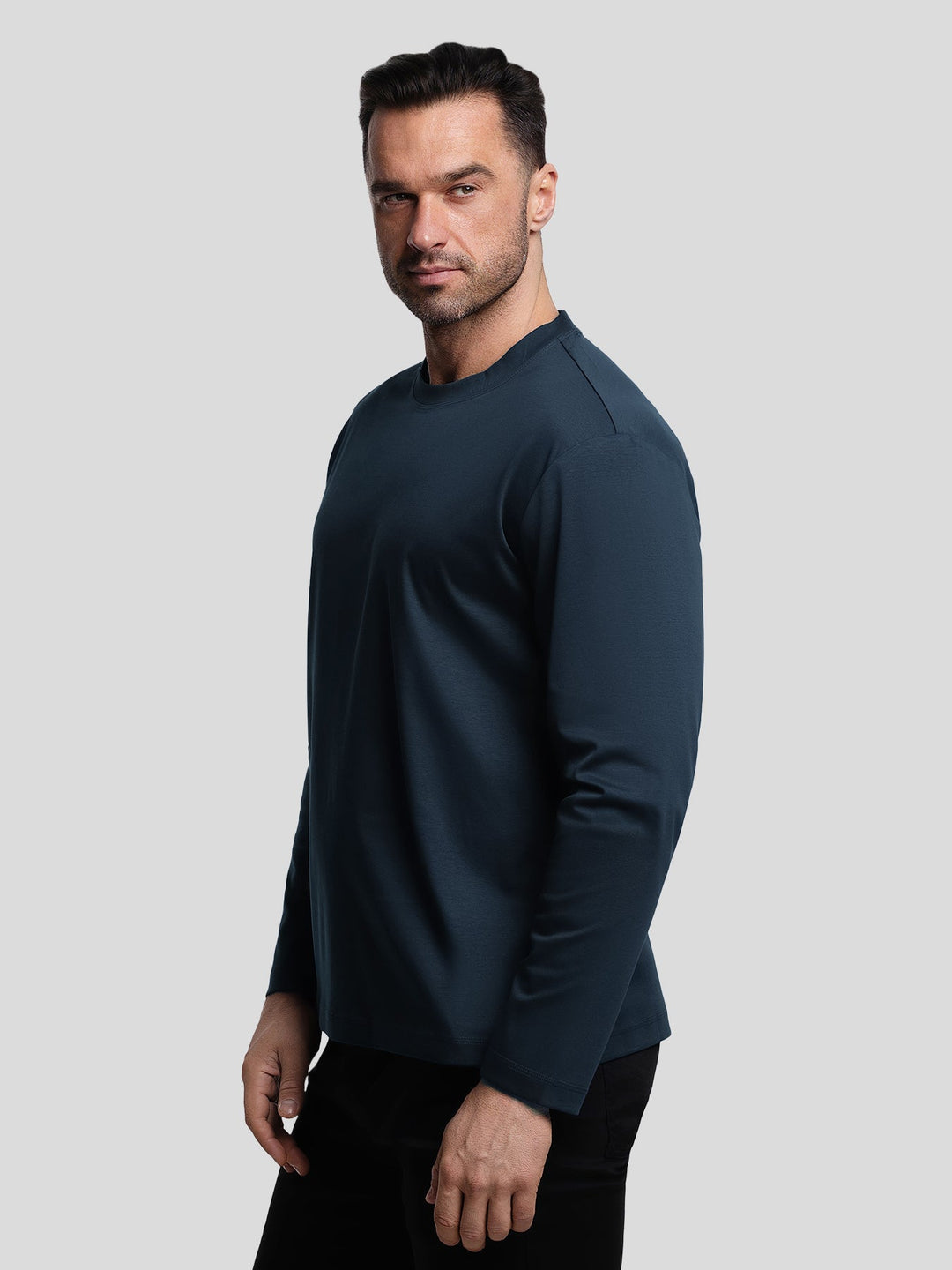 CloudWear 2.0 Split-Hem Long Sleeve Tee: Classic Fit