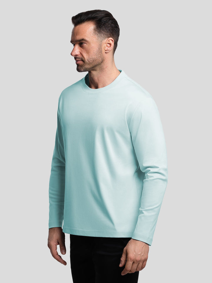 CloudWear 2.0 Split-Hem Long Sleeve Tee: Classic Fit