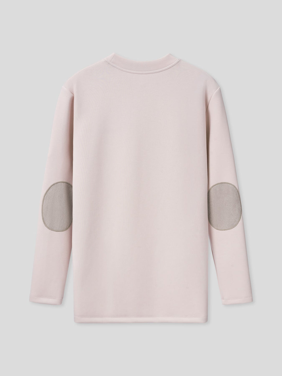 Modal Blend Elbow Patch Long Sleeve Tee:Slim Fit