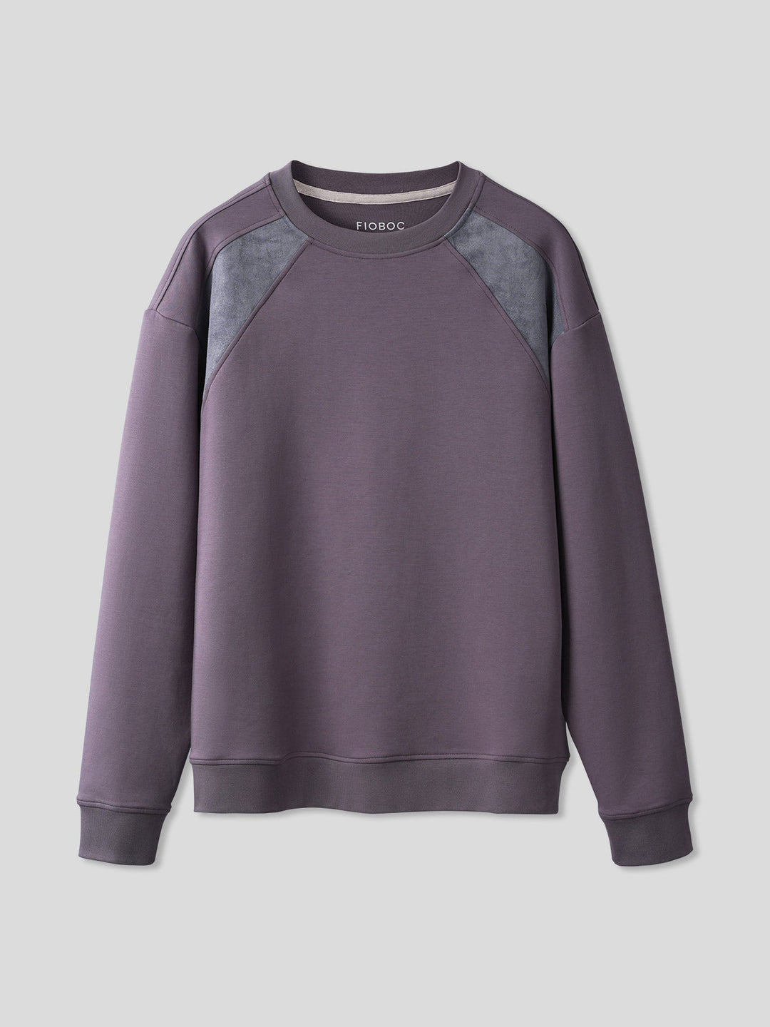 Cozyspacer Suedepatch Sweatshirt And Wide Leg Pants Set