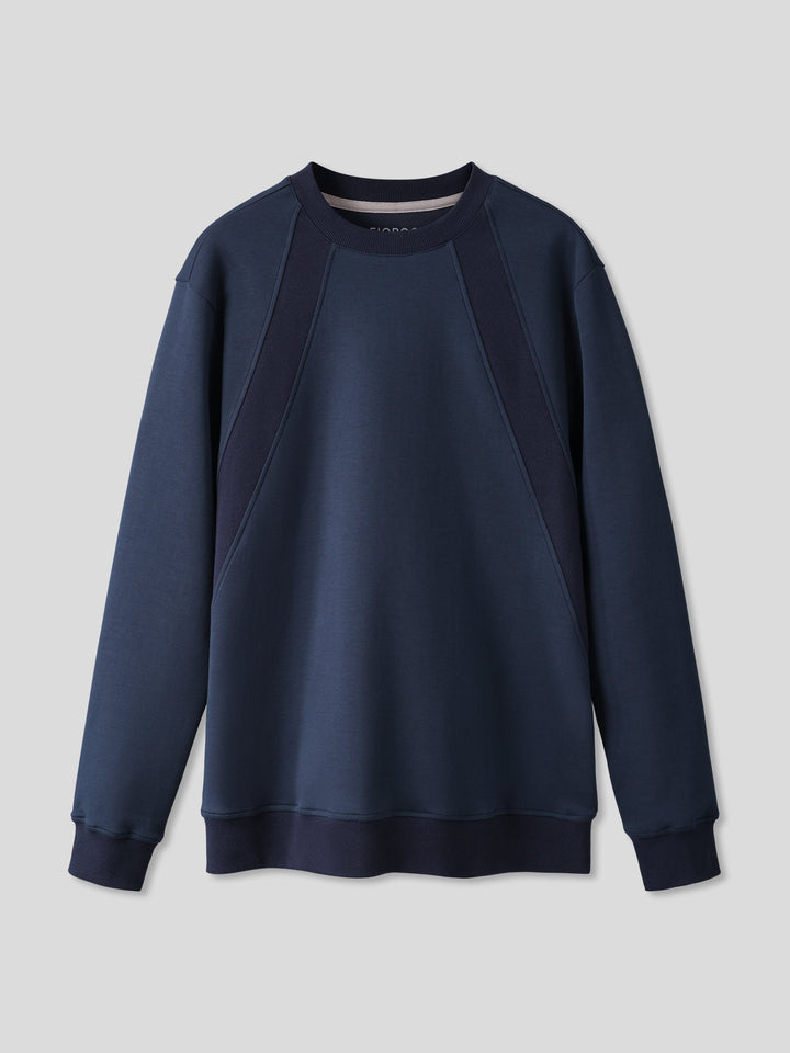 Weekend Performance Sweatshirt And Wide Leg Pants Set