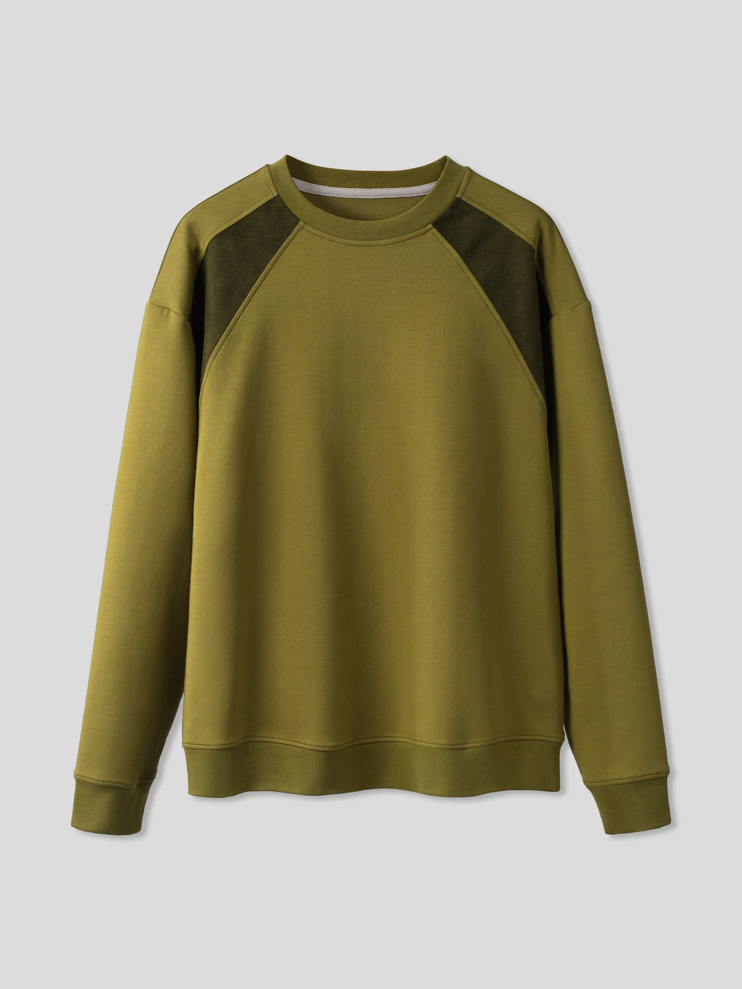 Cozyspacer Suedepatch Sweatshirt And Wide Leg Pants Set