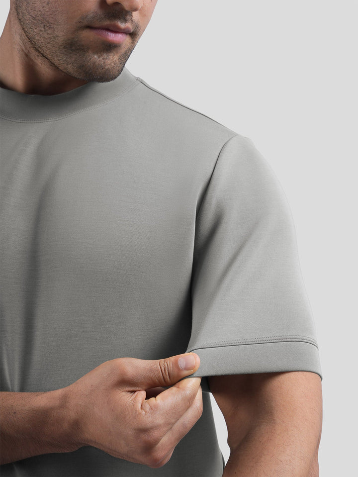 Modal Blend Short Sleeve Tee:Slim Fit