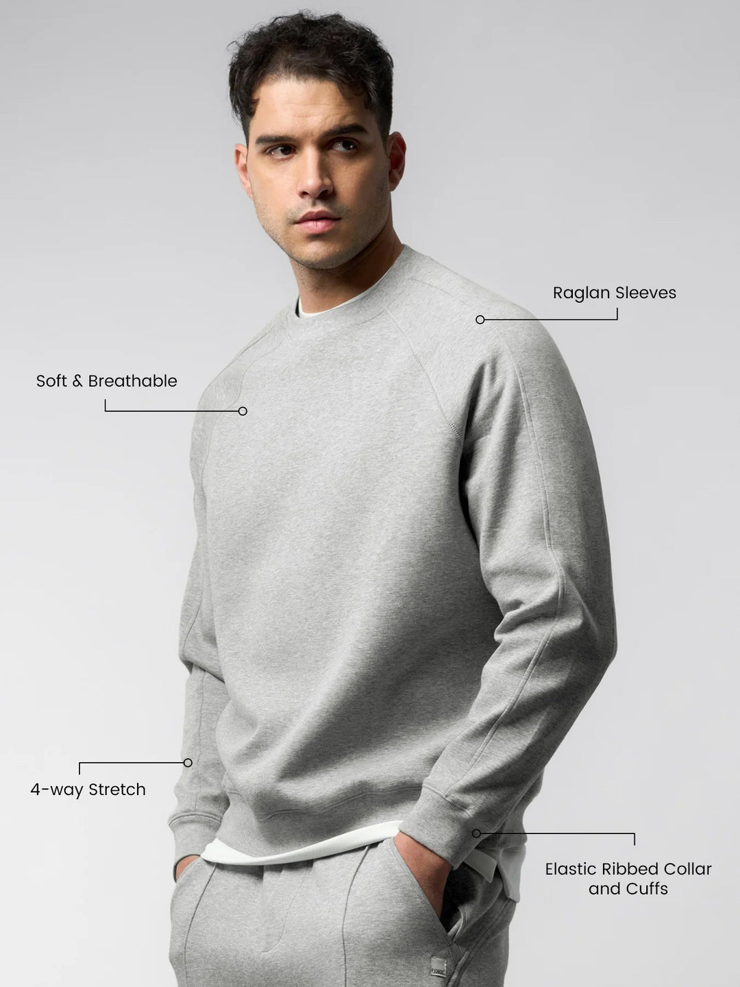 Cozyspacer Essential Sweatshirt And Wide Leg Pants Set