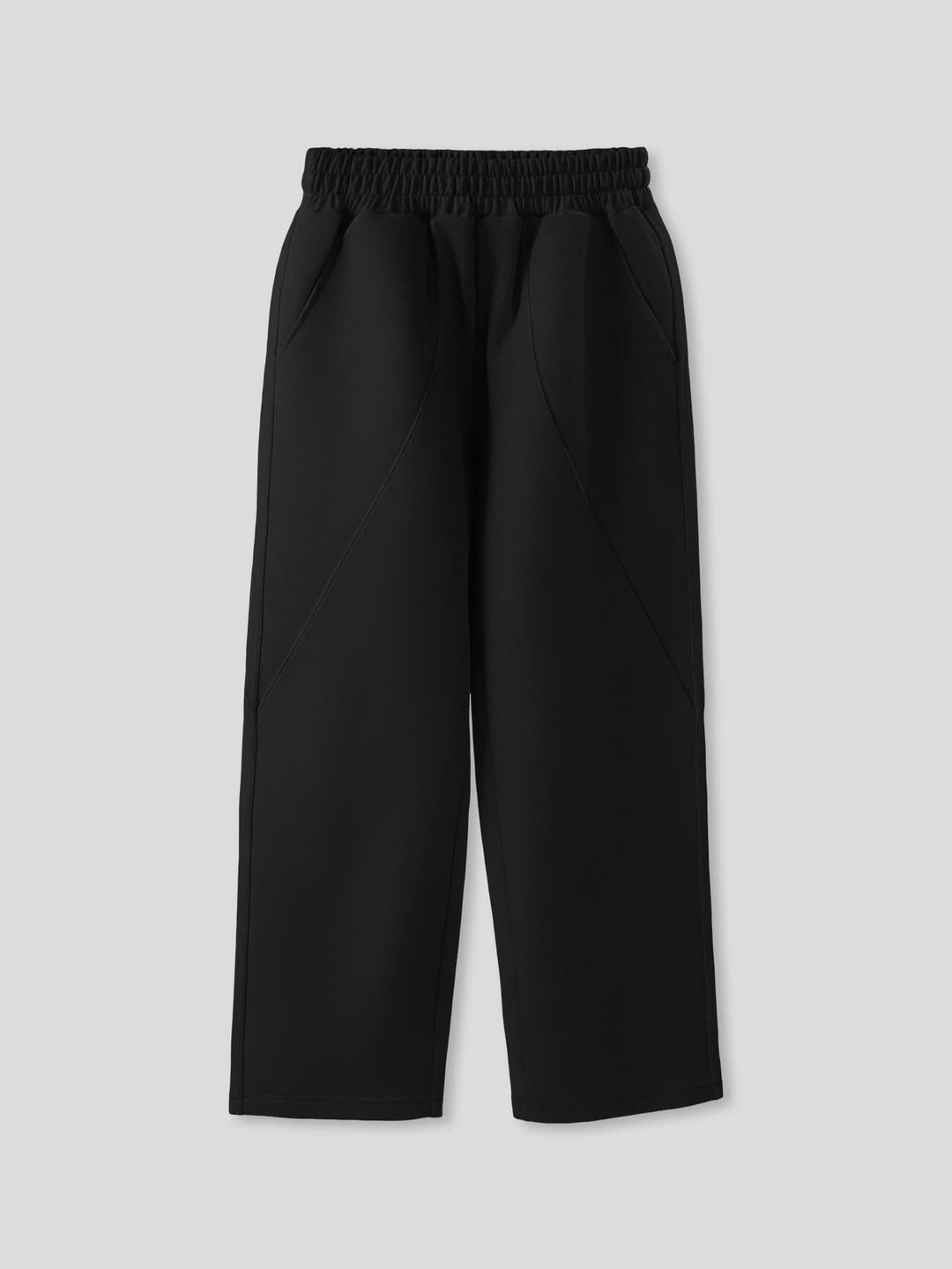 CozySpacer Fall Drawstring Wide Leg Pants Curved Design