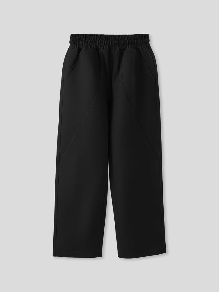 CozySpacer Fall Drawstring Wide Leg Pants Curved Design