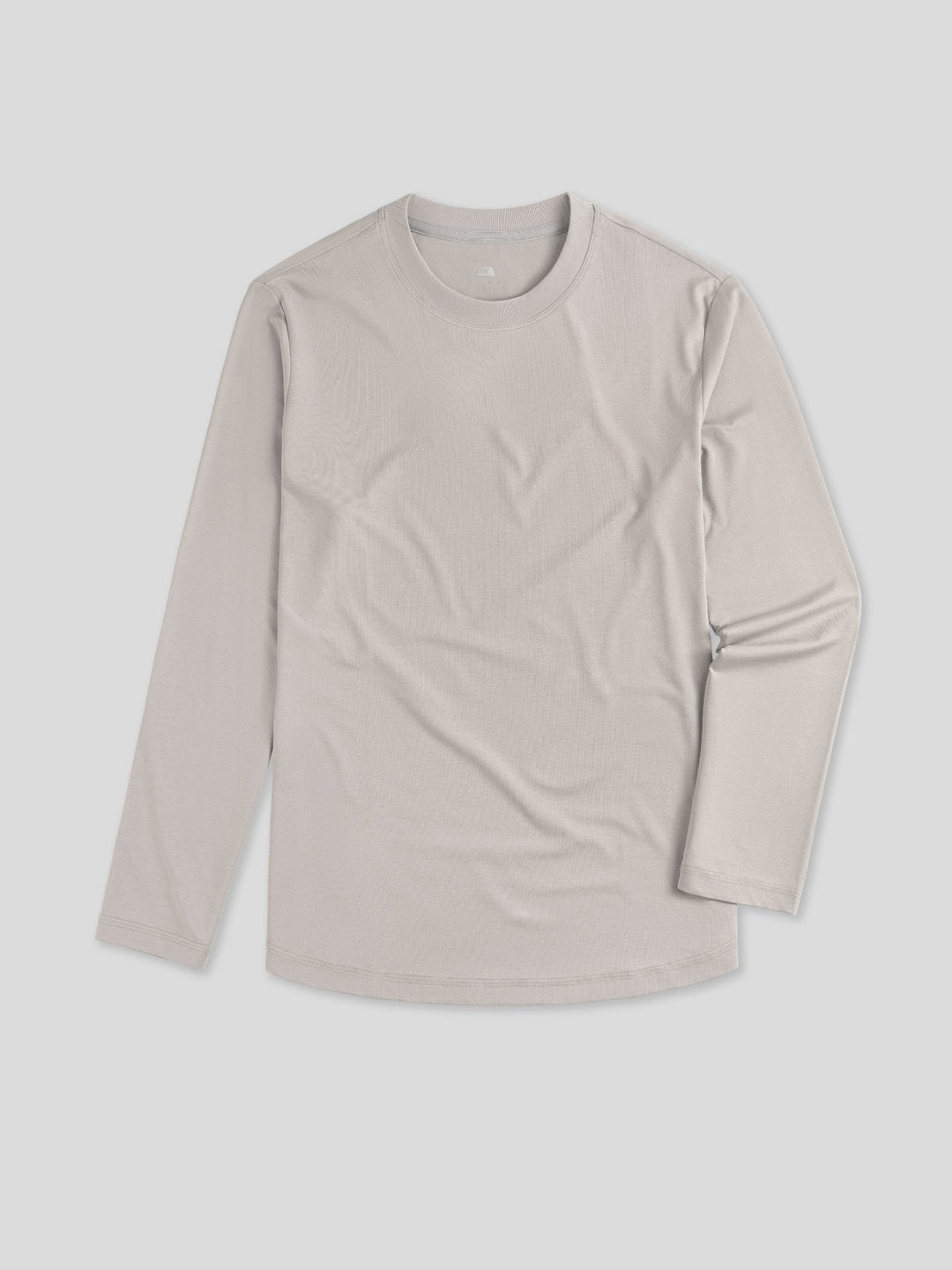StaySmooth Long Sleeve Curve Hem Tee: Slim Fit