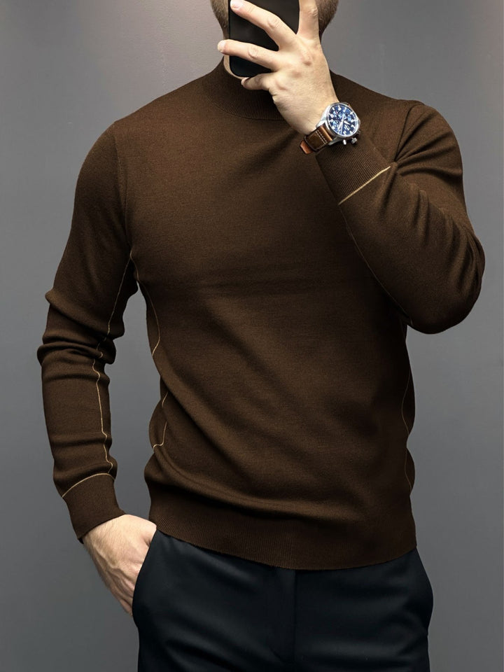 GentleKnit Contrast Stitch Sweater