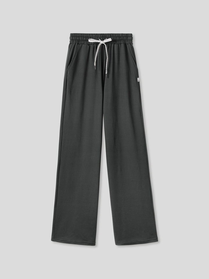 Women Velou Long Sleeve Tee and Wide Leg Pant Set