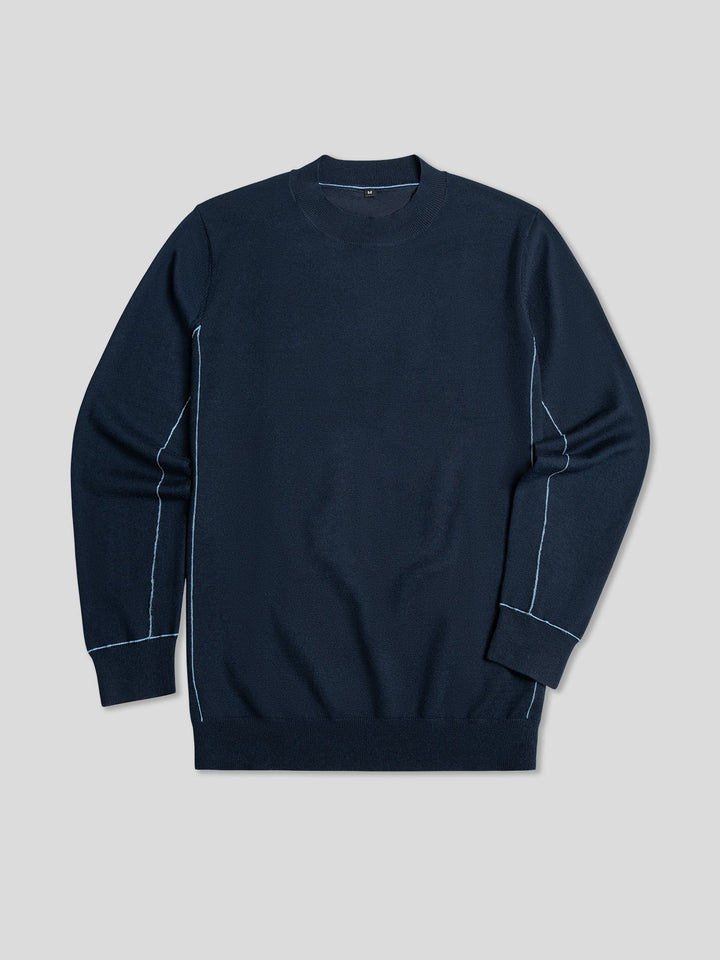 GentleKnit Contrast Stitch Sweater