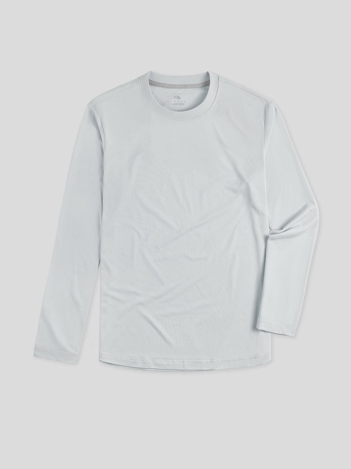 StaySmooth Long Sleeve Curve Hem Tee:Classic Fit