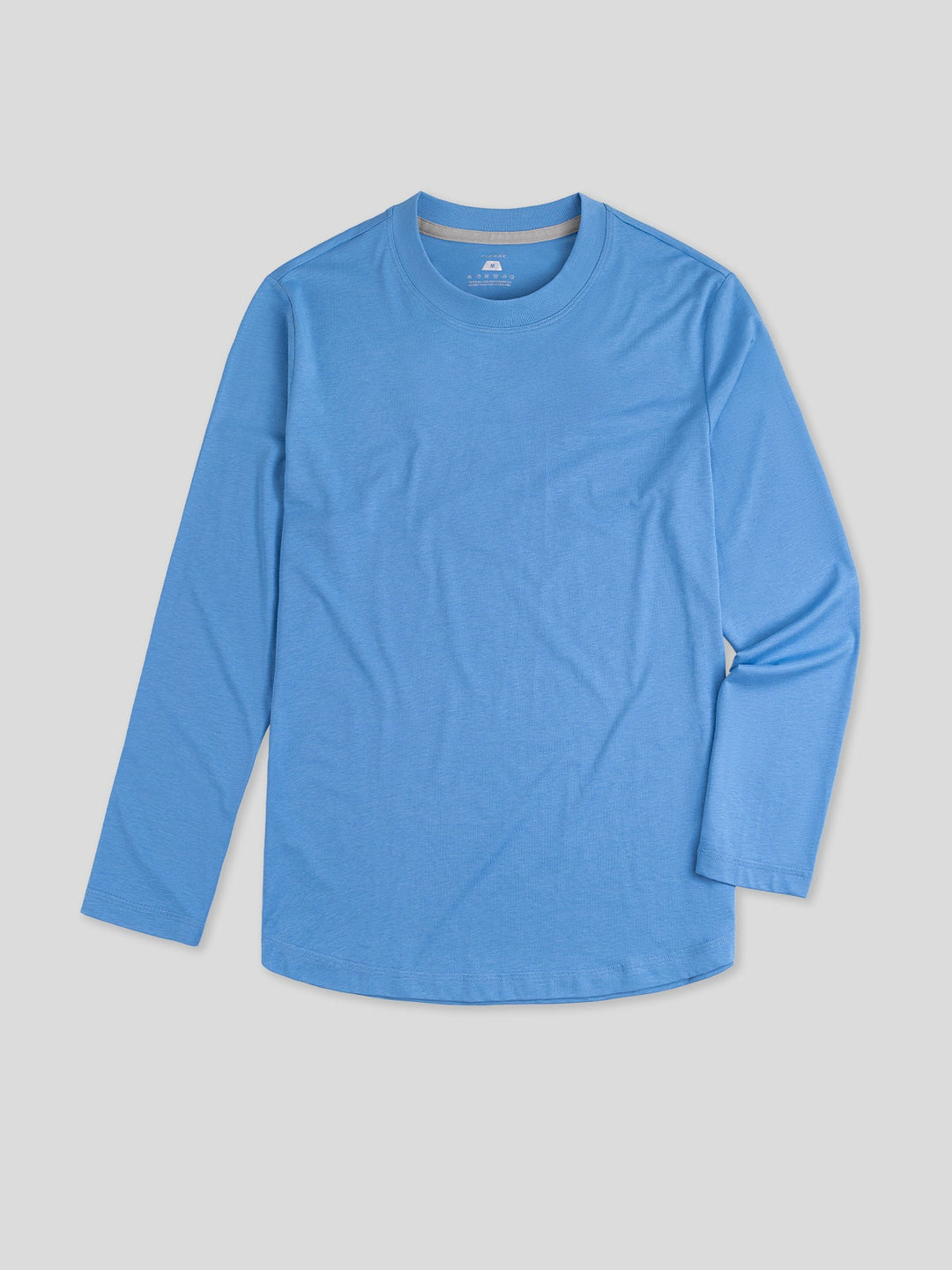 StaySmooth Long Sleeve Curve Hem Tee: Slim Fit