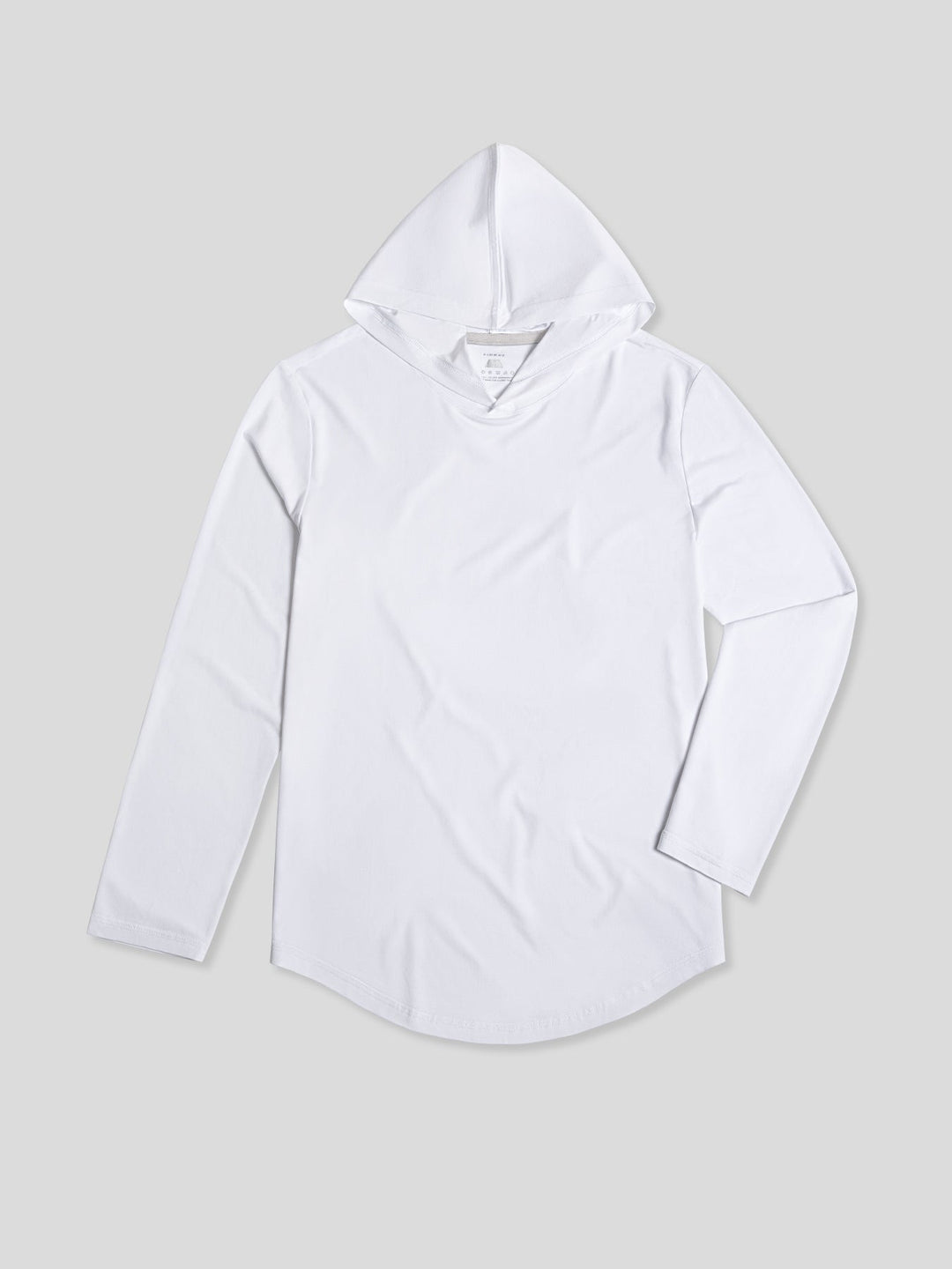 StaySmooth Long Sleeve Hooded Drop-Cut Tee