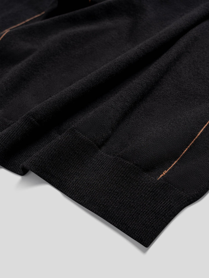 GentleKnit Contrast Stitch Sweater