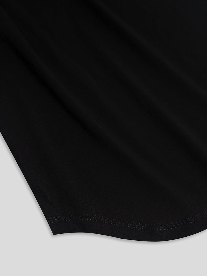 StaySmooth Long Sleeve Henley Drop-Cut Tee