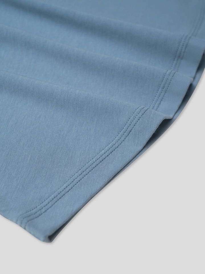 StaySmooth Long Sleeve Curve Hem Tee:Classic Fit