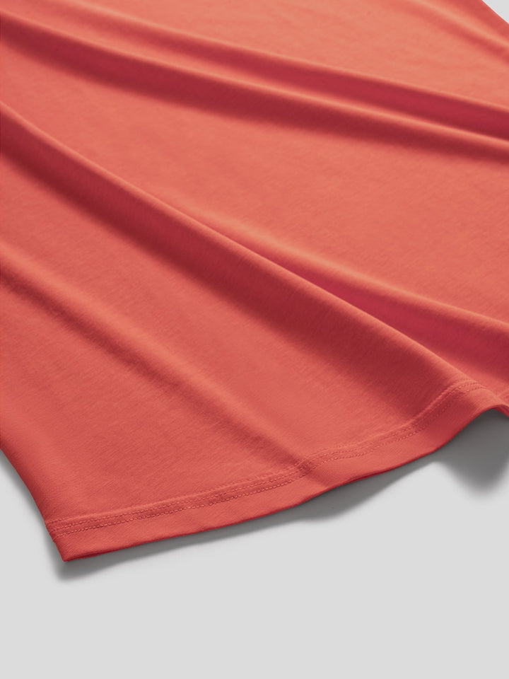 StaySmooth Long Sleeve Curve Hem Tee:Classic Fit