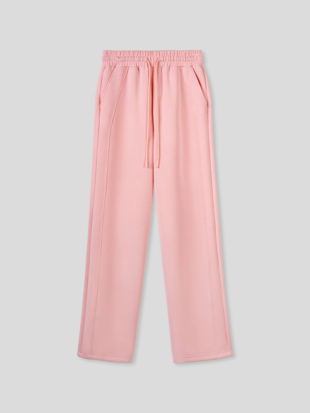 Modal Blend Mid-Rise Wide Leg Pant